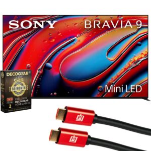 Sony - 65" BRAVIA 9 XR90 Series QLED Mini-LED 4K HDR Smart TV (2024) Bundle with 50 Month Extended Protection Plan