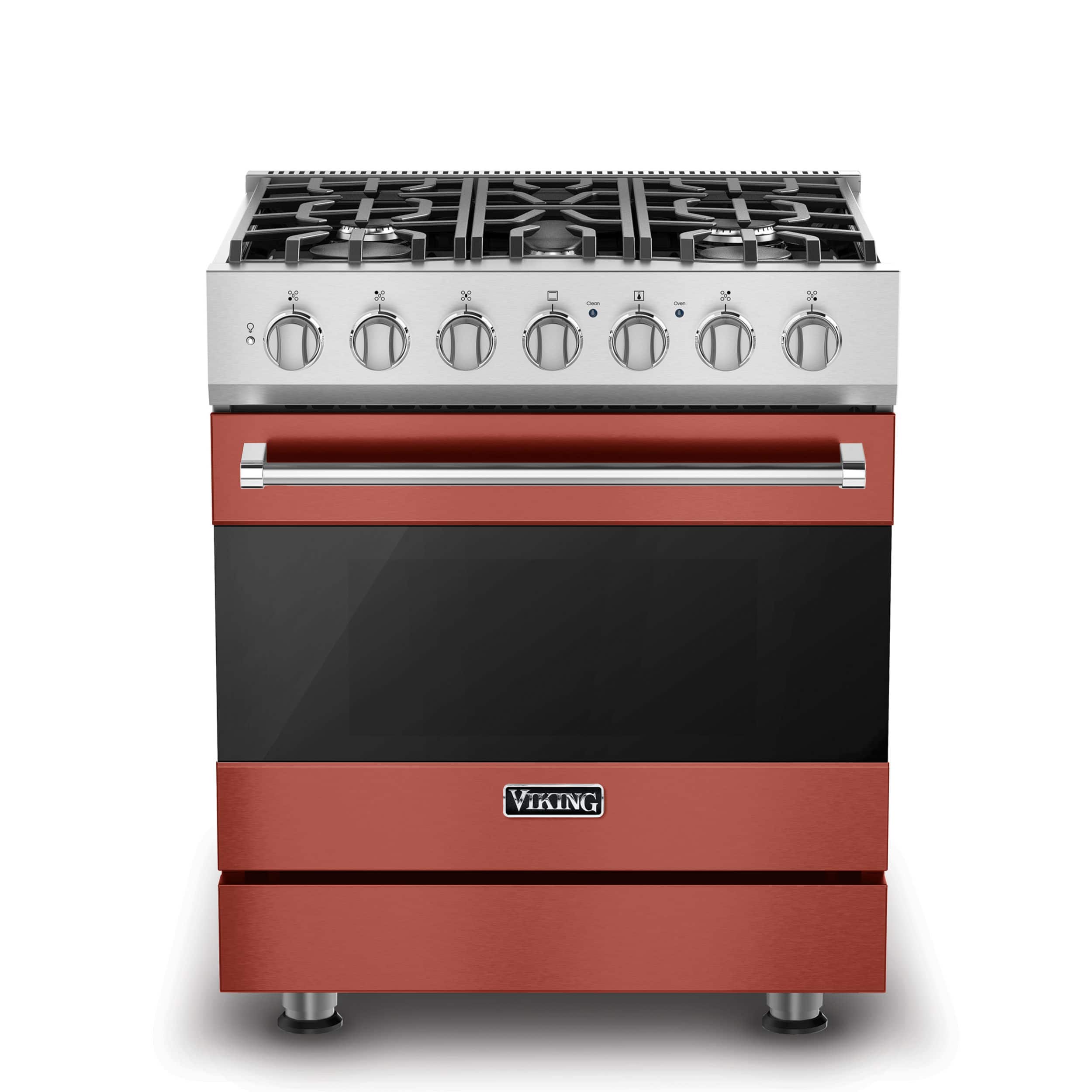 Viking - 3 Series 4.7 Cu. Ft. Self-Cleaning Freestanding Dual Fuel LP Gas Convection Range - Spiced Cider - Spiced Cider