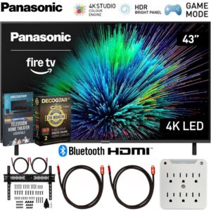 Panasonic - 43" W70 Series LED 4K UHD Smart Fire TV (2025) with 26 Month Extended Warranty Protection Plan Bundle