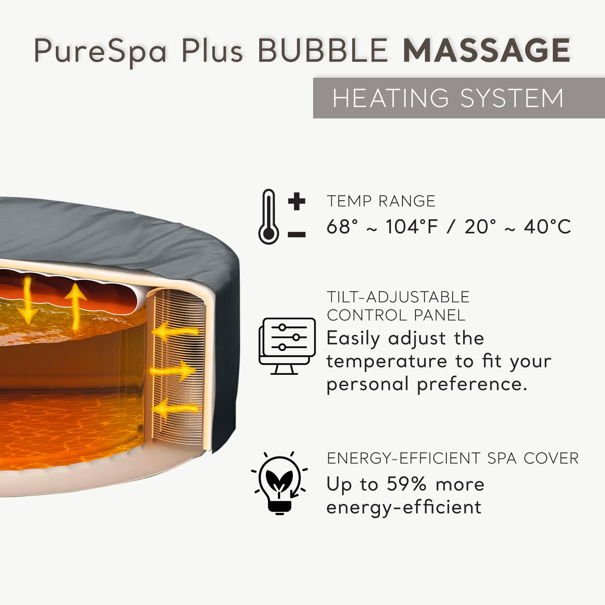 Intex - PureSpa Plus Portable Inflatable Hot Tub with Accessory Kit & 2 Seat Spas - Blue - Image 4