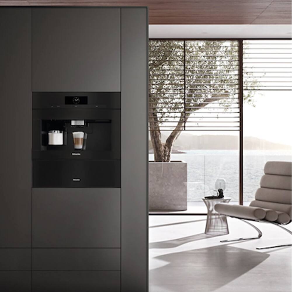 Miele - CVA 7875 Built-In Coffee Machine with DirectWater. Large touch display with One Button Touch for 2 coffees - Obsidian Black - Image 2
