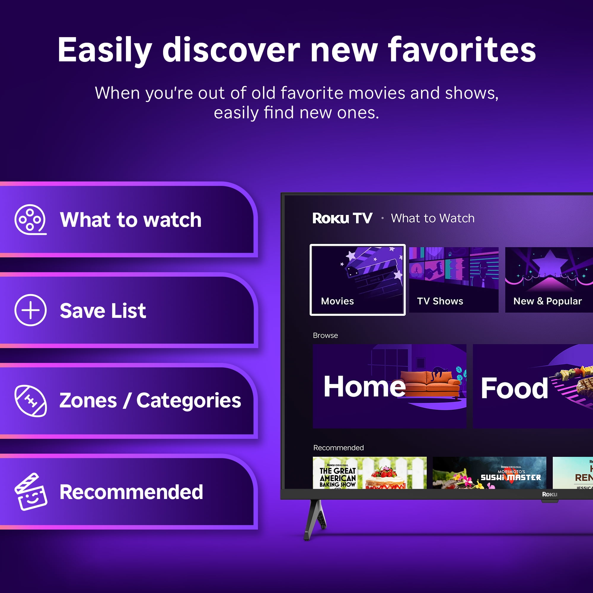 Roku Smart TV 2025 – 32-Inch Select Series, 1080p Full HD TV – Roku TV with Voice Remote - Image 5