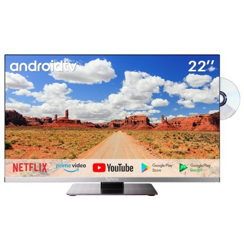 Sylvox - 22 inch Smart RV TV, 12 Volt TV with DVD Player, 1080P Google TV for RV Camper, Frameless Design(Limo Series) - Image 3