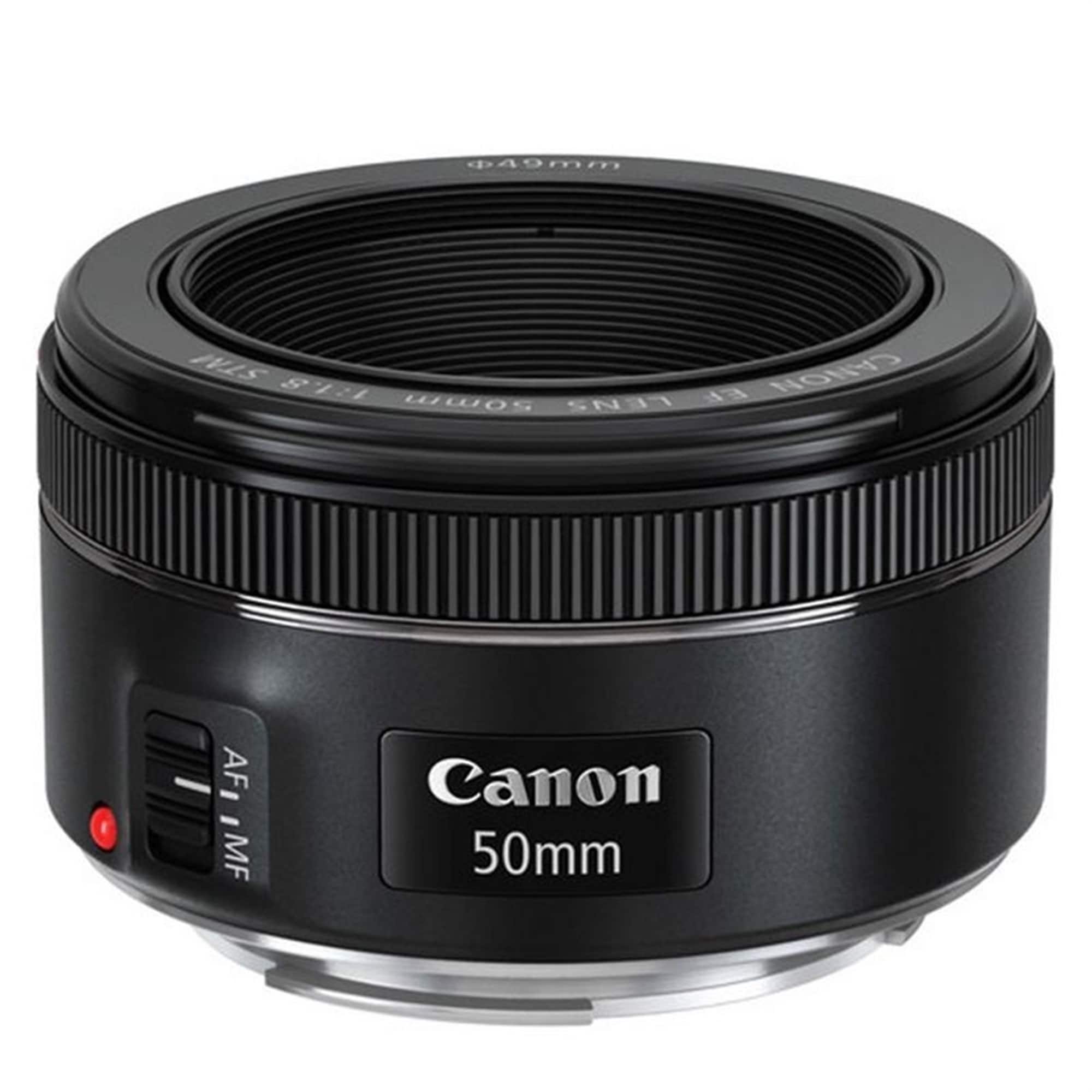EOS Rebel T7 DSLR Camera + 18-55mm IS II + Canon EF 50mm f/1.8 STM Lens - Black - Image 4