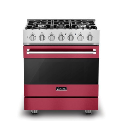 Viking - 3 Series 4.7 Cu. Ft. Self-Cleaning Freestanding Dual Fuel Convection Range - Valentine - Valentine - Image 3