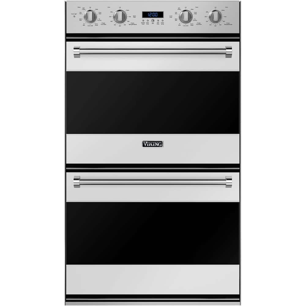 Viking - 3 Series 29.8" Built-In Double Electric Convection Wall Oven - Stainless Steel