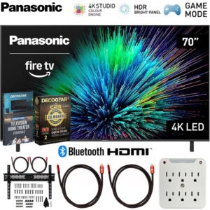 Panasonic - 70" W70 Series LED 4K UHD Smart Fire TV (2025) with 26 Month Extended Warranty Protection Plan Bundle