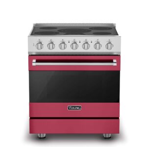 Viking - 30 in. Wide 5 Elements 3-Series Electric Self-Clean Range - Valentine