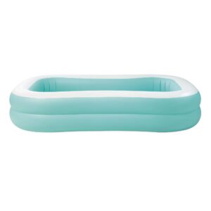 Intex - 57181EP 7.5ft x 4.8ft x 18in Swim Center Inflatable Kiddie Pool - Aqua