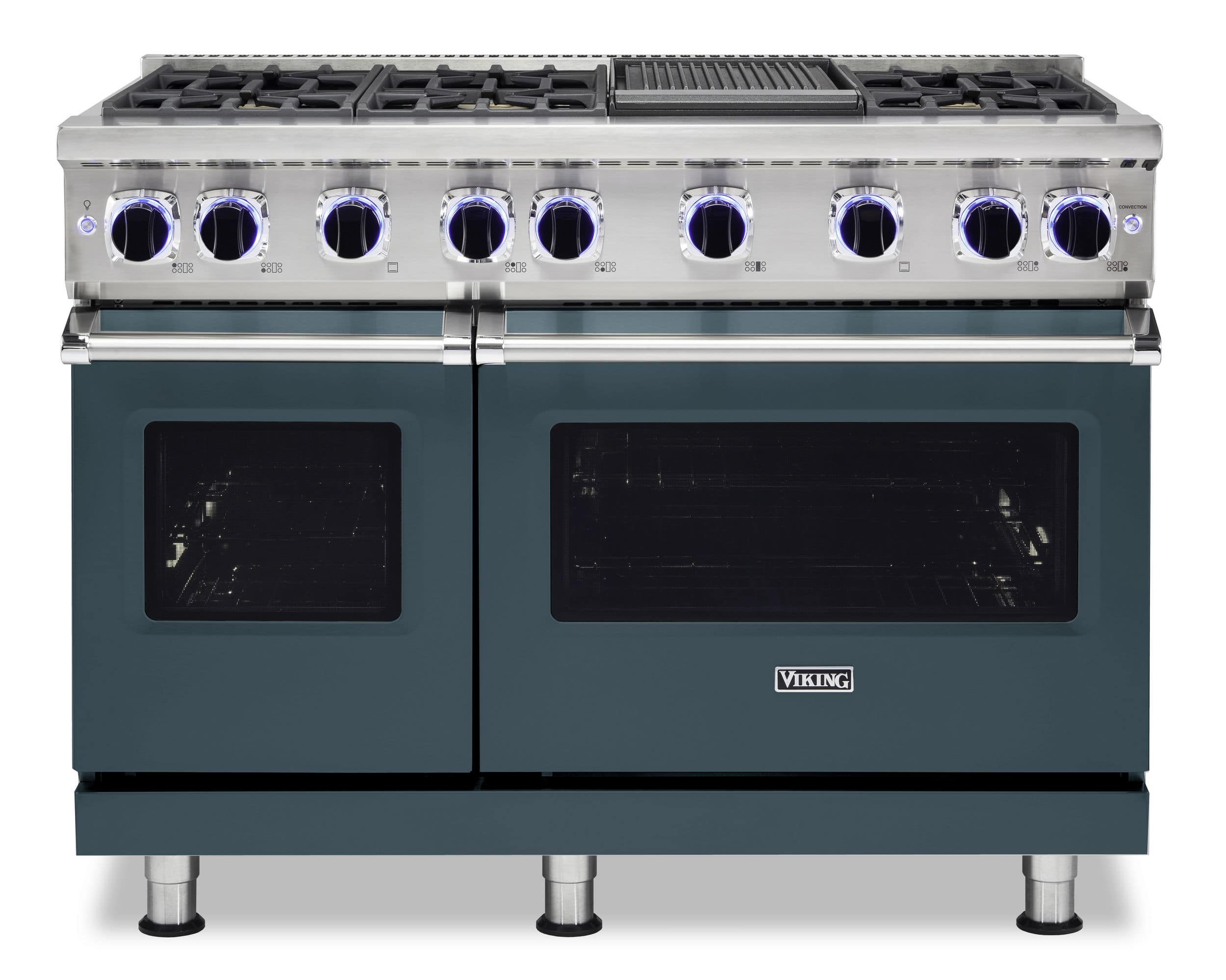 Viking - 48 in. Wide 6 Burner VGR Freestanding 7 Series Gas Range - Squall