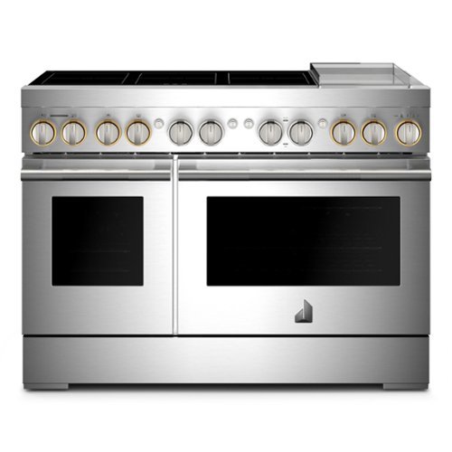 JennAir - 48 in. Wide 6 Elements RISE 6.3 Cu. Ft. Freestanding Electric Induction Range - Stainless Steel - Image 3