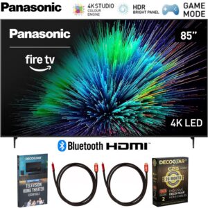 Panasonic - 85" W70 Series LED 4K UHD Smart Fire TV (2025) with 26 Month Extended Warranty Protection Plan Bundle