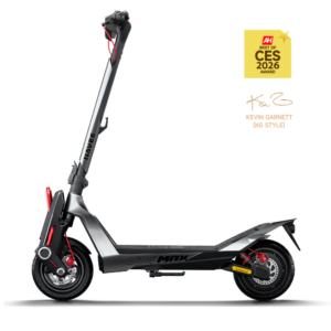 NAVEE - UT5 Max Electric Scooter, 62.1 mi Max Range, 31.1 MPH Max Speed, 2400W Motor, Hydraulic Suspension, 12" Tires - Silver