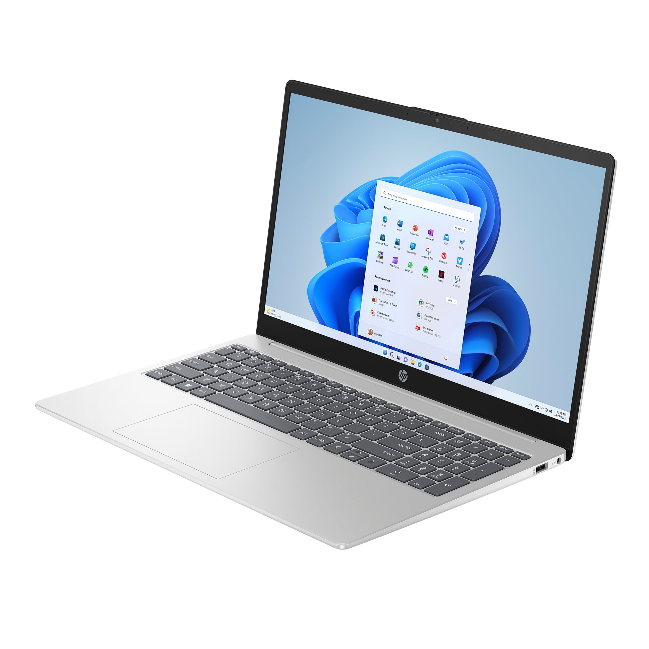 HP 15.6 inch Windows Laptop Intel Core i5-1235U 8GB RAM 256GB SSD Silver - Image 4