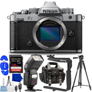 Nikon - Zf Mirrorless Camera (Body) (Silver) 2012 - 10PC Accessory Bundle