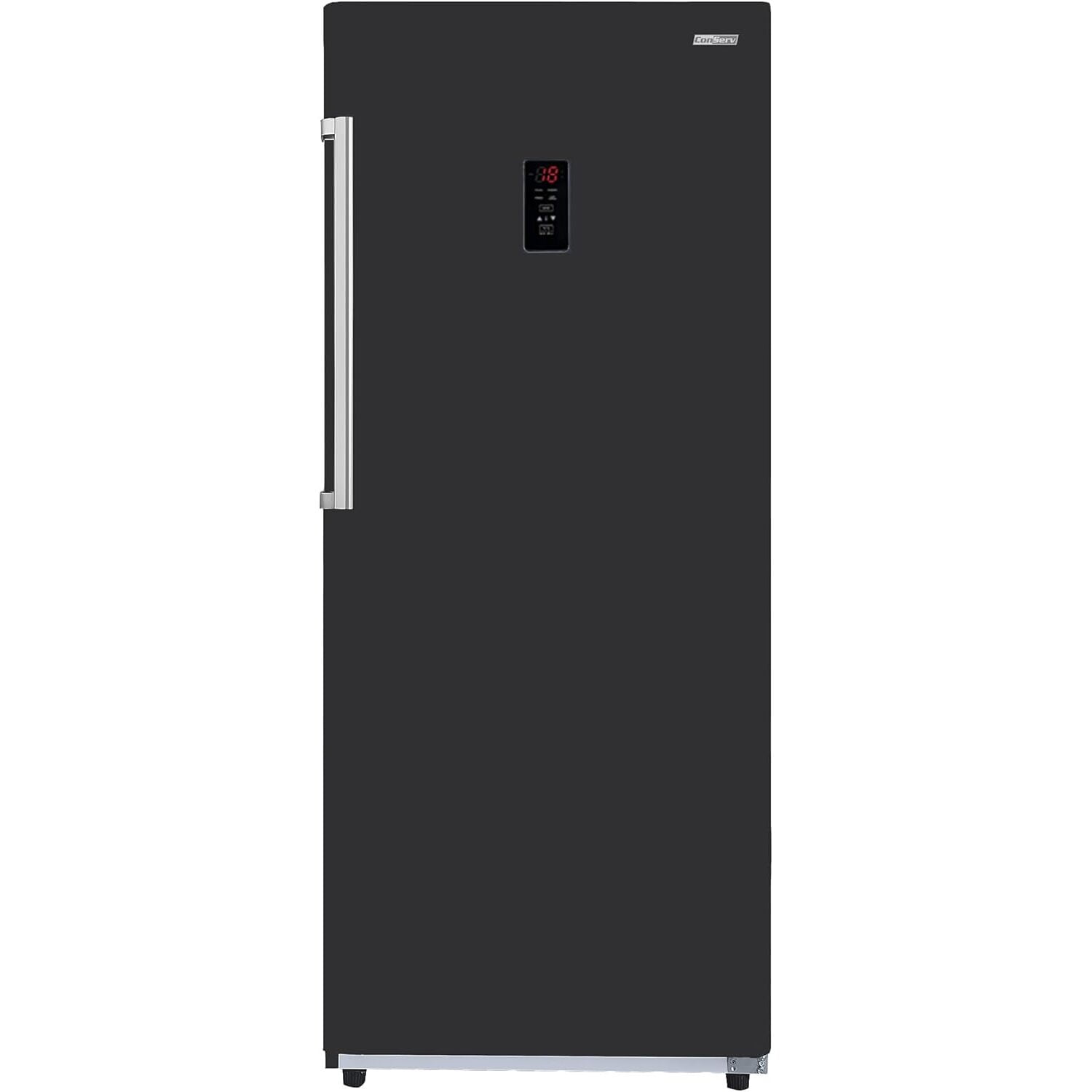 Equator Advanced Appliances 14 cu ft Convertible Freezer Refrigerator - Garage Ready - Stainless Steel -FR1400-Color:Black