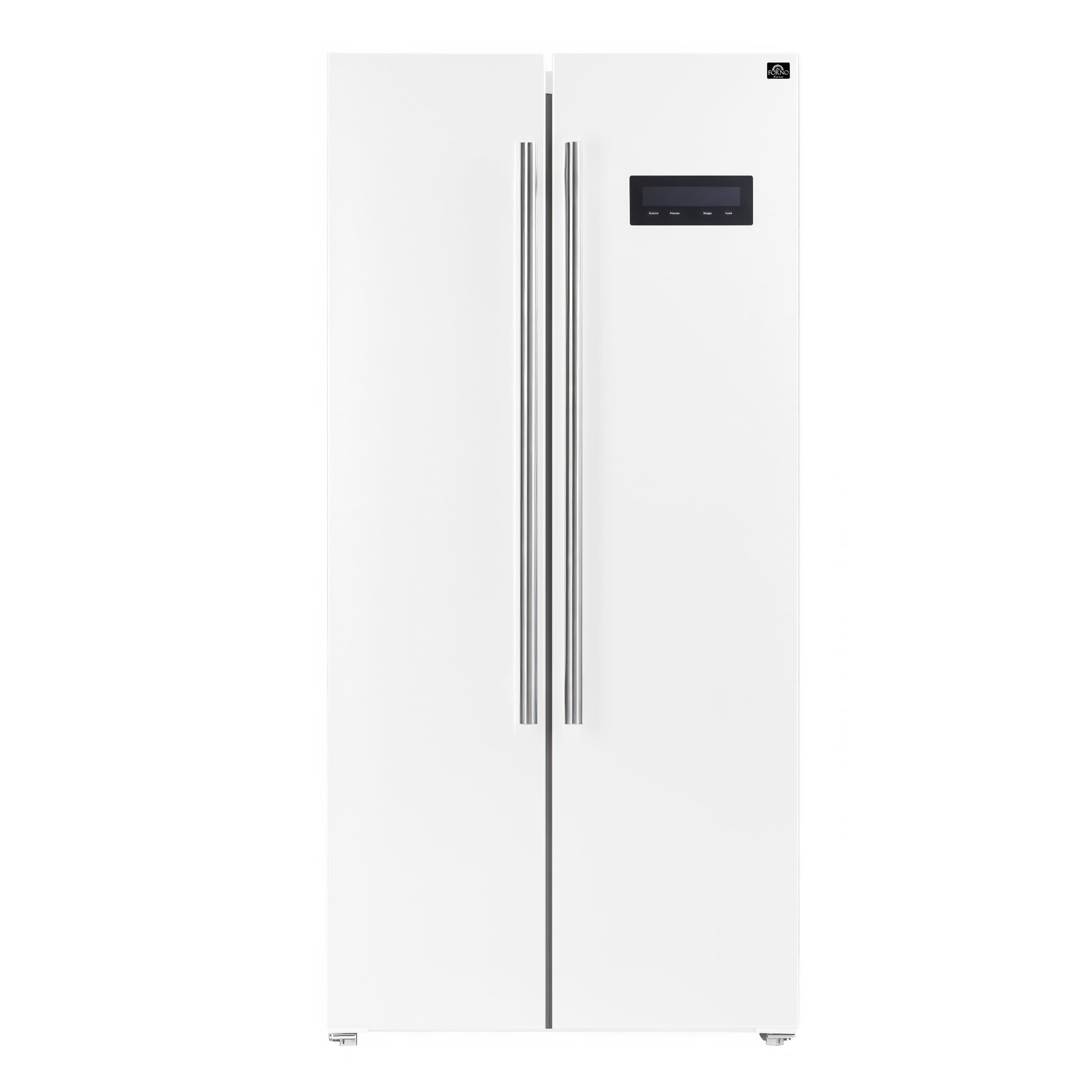 Forno Salerno Espresso 33-inch Side-by-Side 15.6 Cu.Ft. White Refrigerator