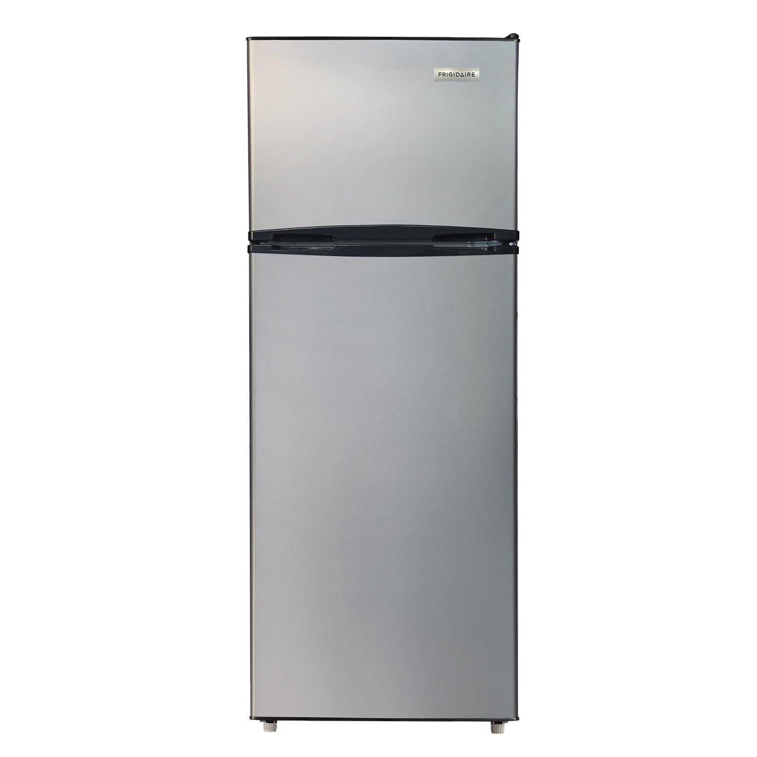 Frigidaire 7.5 Cu Ft Refrigerator, Stainless Steel Look Platinum Series Top Mount Fridge for Apartment, Kitchen, Office, Garage