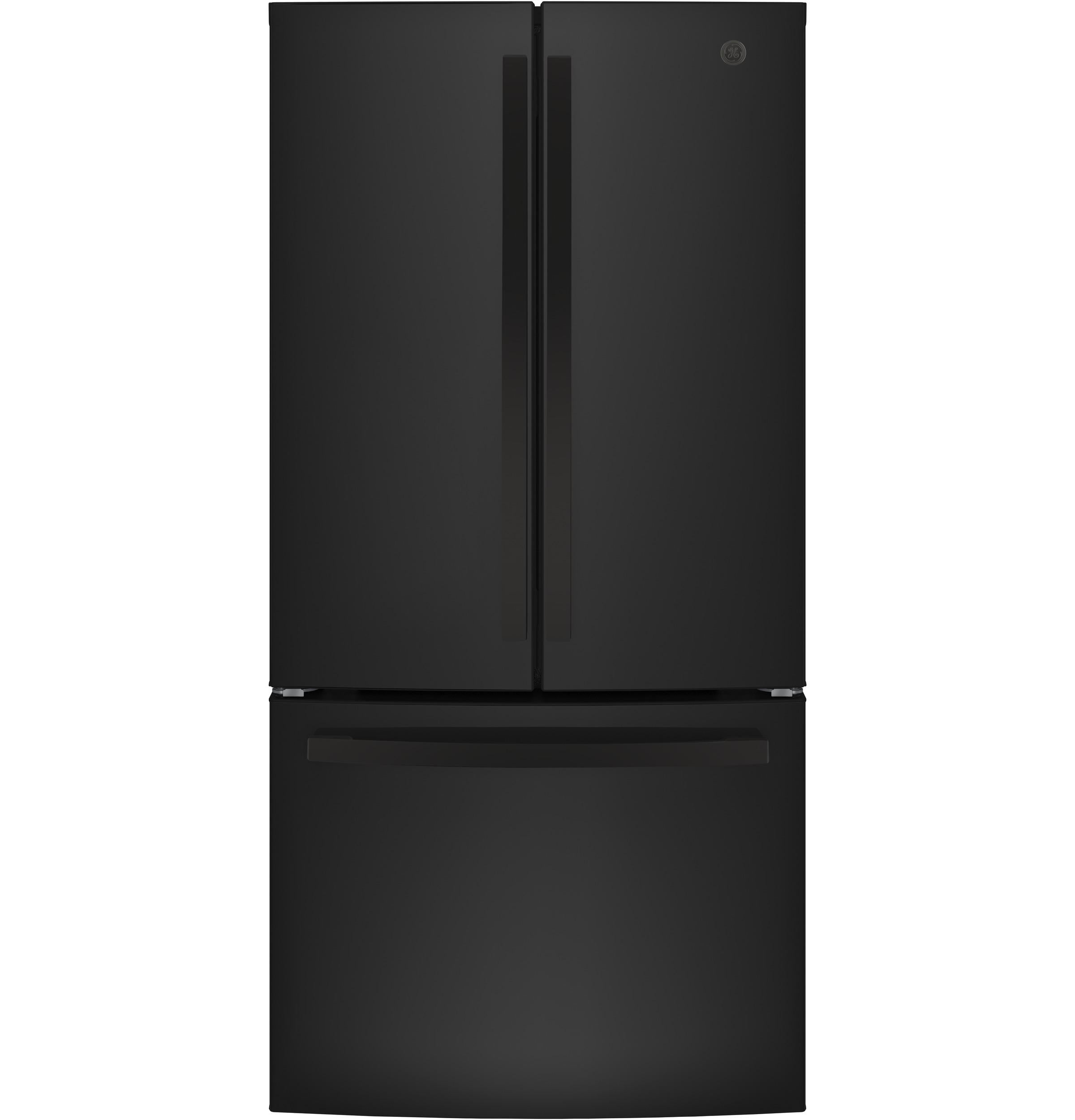GE GNE25JGKBB 24.7 Cu. Ft. Freestanding French Door Refrigerator
