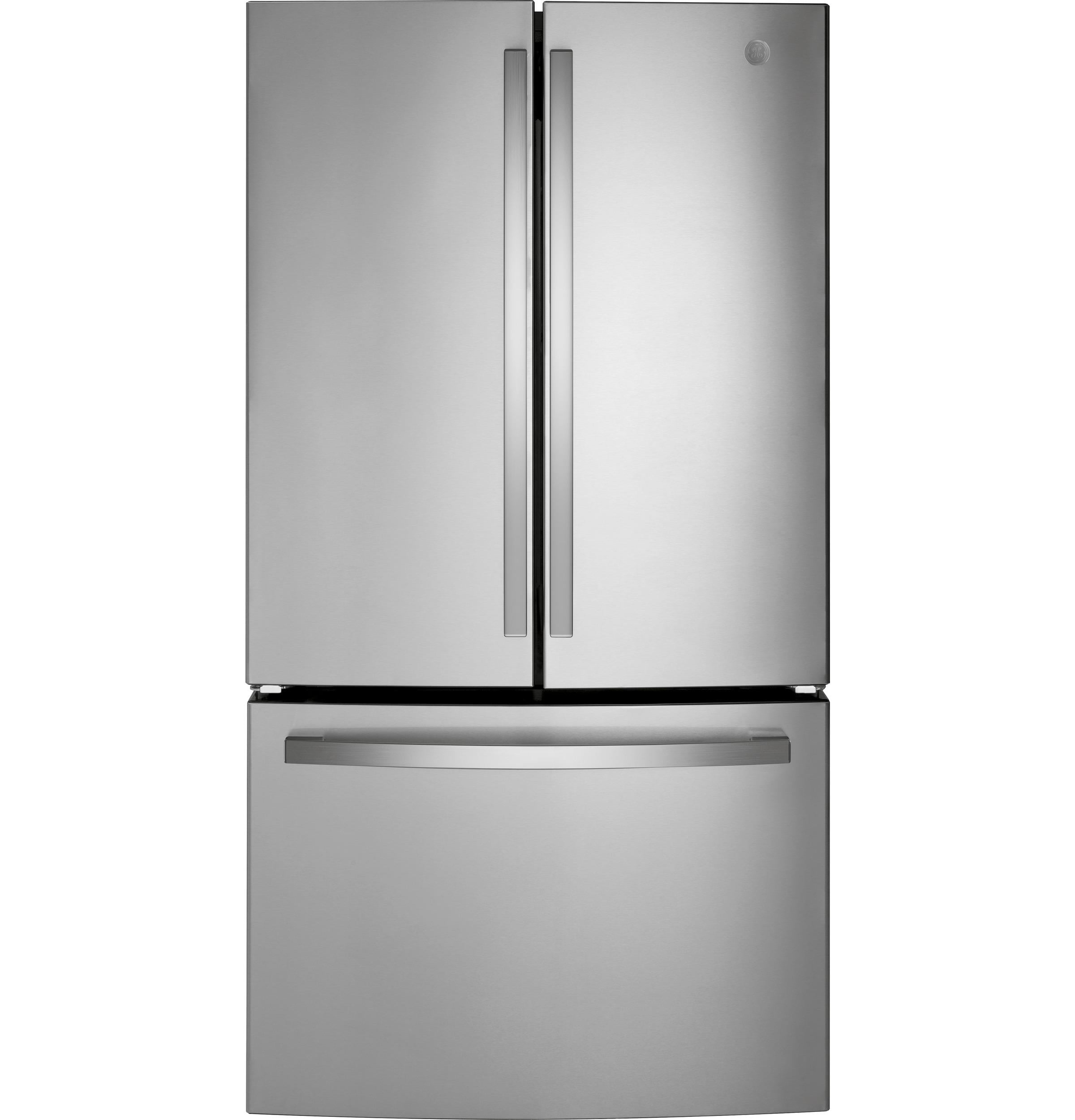 GE APPLIANCES GNE27JYMFS french door freestanding refrigerator Stainless Steel