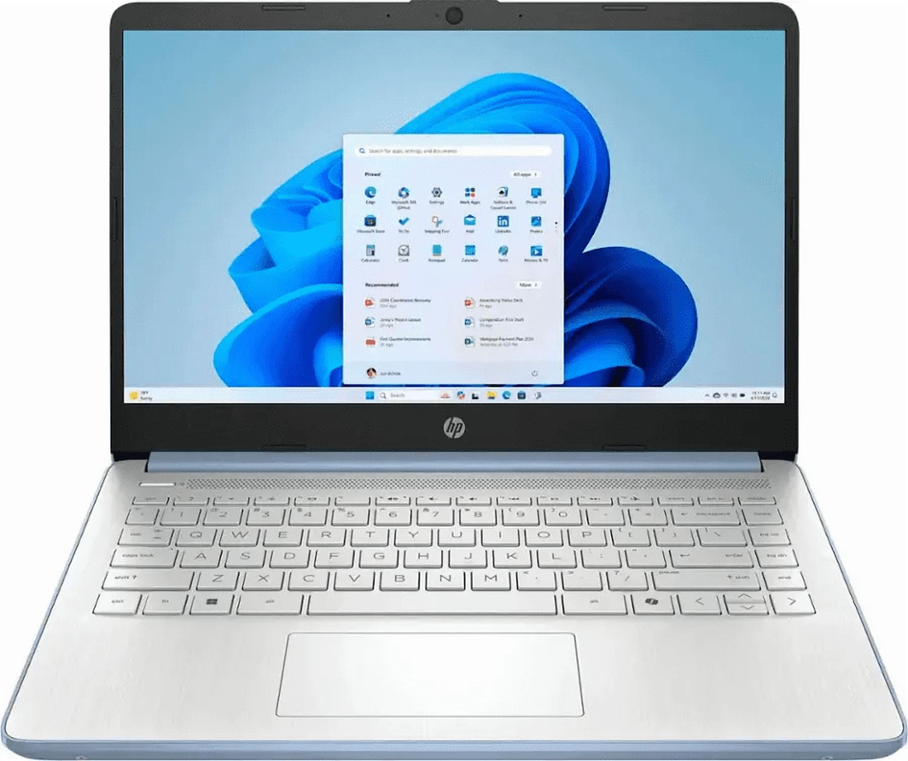 HP 14” HD Laptop, Intel Processor N150, 4GB RAM, 128GB UFS, Windows 11 Home in S Mode, Sky Blue