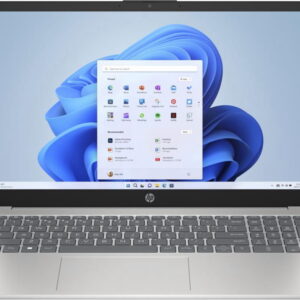 HP 15.6" FHD Touchscreen Laptop AMD Ryzen 5 7520U 8GB RAM 512GB SSD Copilot AI Key Windows 11 Home Natural Silver