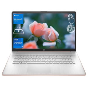 HP 17.3" Laptop, 17.3" HD+ Touchscreen, Intel Core i7-1355U, 16GB RAM, 1TB SSD, W11H, Rose Gold