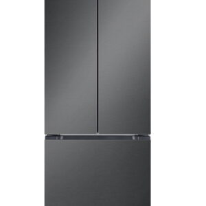 Hamilton Beach, 16.6 Cu. Ft. French Door Refrigerator, Black Stainless