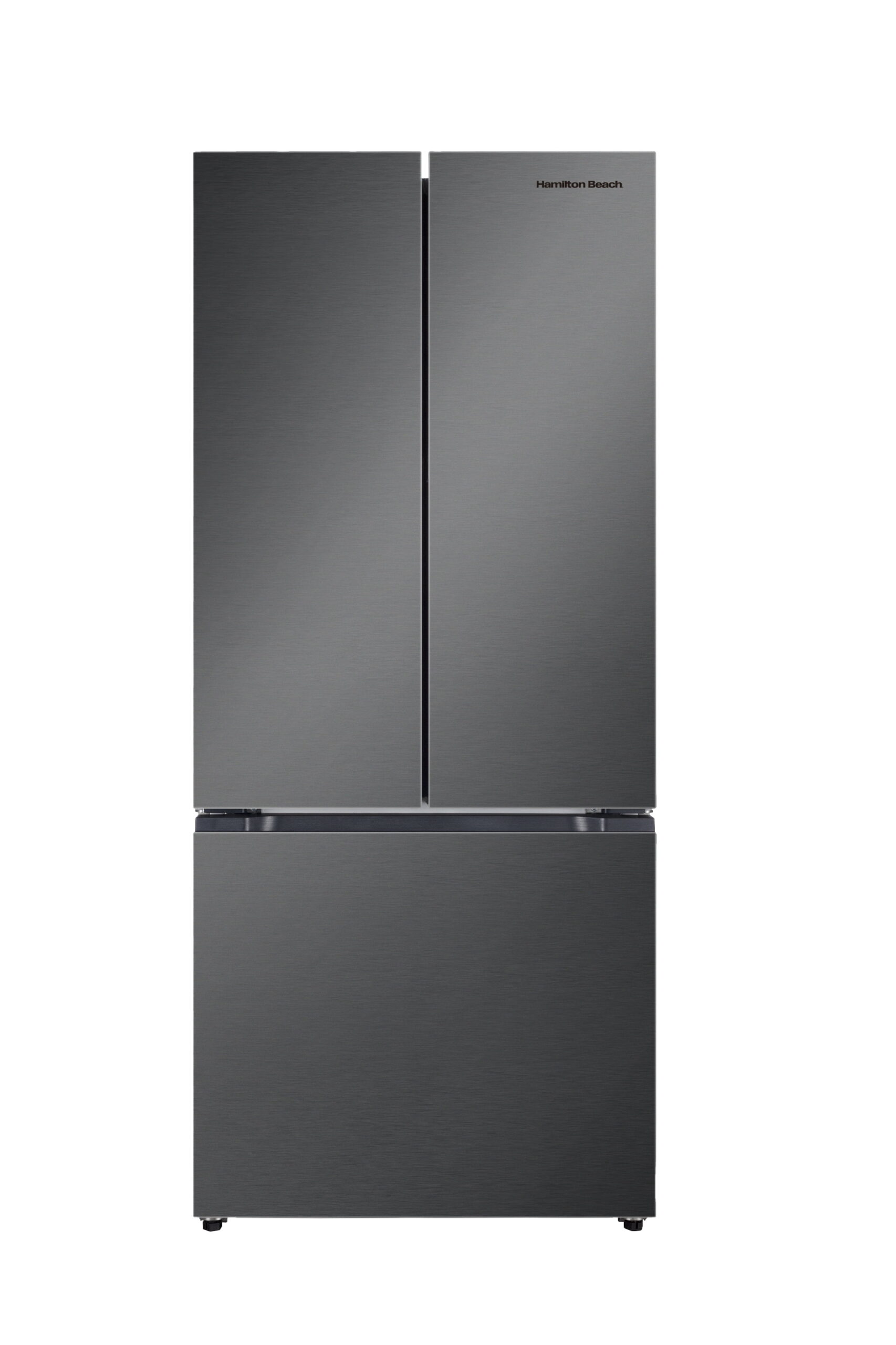 Hamilton Beach, 16.6 Cu. Ft. French Door Refrigerator, Black Stainless