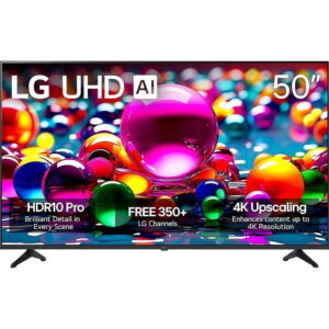 LG 50 Inch UA77 Series LED AI 4K UHD Smart webOS TV (2025)