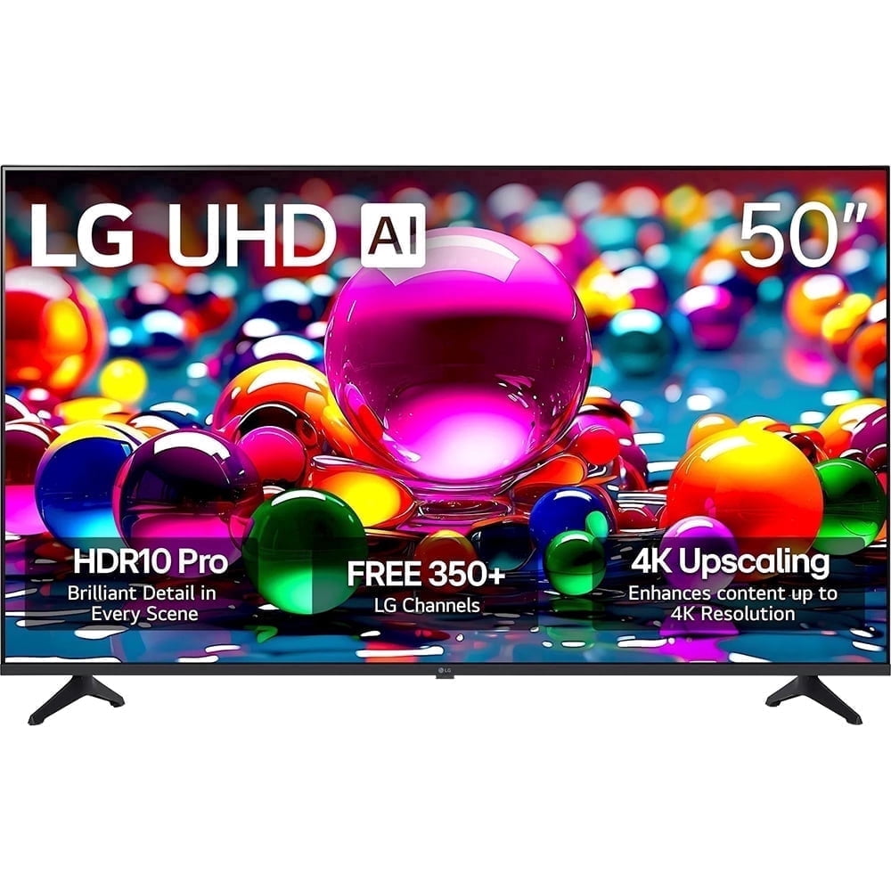 LG 50 Inch UA77 Series LED AI 4K UHD Smart webOS TV (2025)