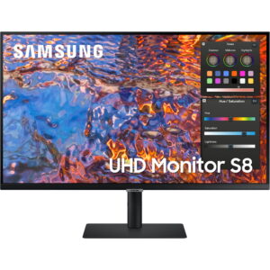 Samsung ViewFinity S32B804PXN 32" 4K UHD LCD Monitor - 16:9 - Black, Black