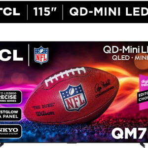 TCL 115" Q Series 4K UHD HDR QD-Mini LED Smart TV with Google TV – 115QM7K