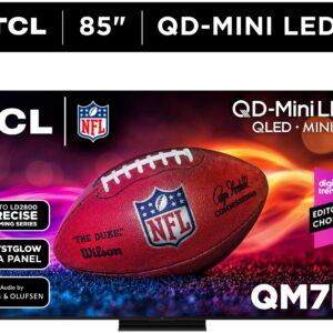 TCL 85" Class QM7K Series QD-Mini LED QLED 4K UHD Smart Google TV (NEW, 2025) - 144Hz, Local Dimming, Audio by Bang & Olufsen - 85QM7K