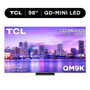 TCL 98" Class QM9K Series QD-Mini LED QLED 4K UHD Smart Google TV with Gemini (NEW 2025) - 144Hz, Local Dimming, CrystGlow WHVA Panel - 98QM9K