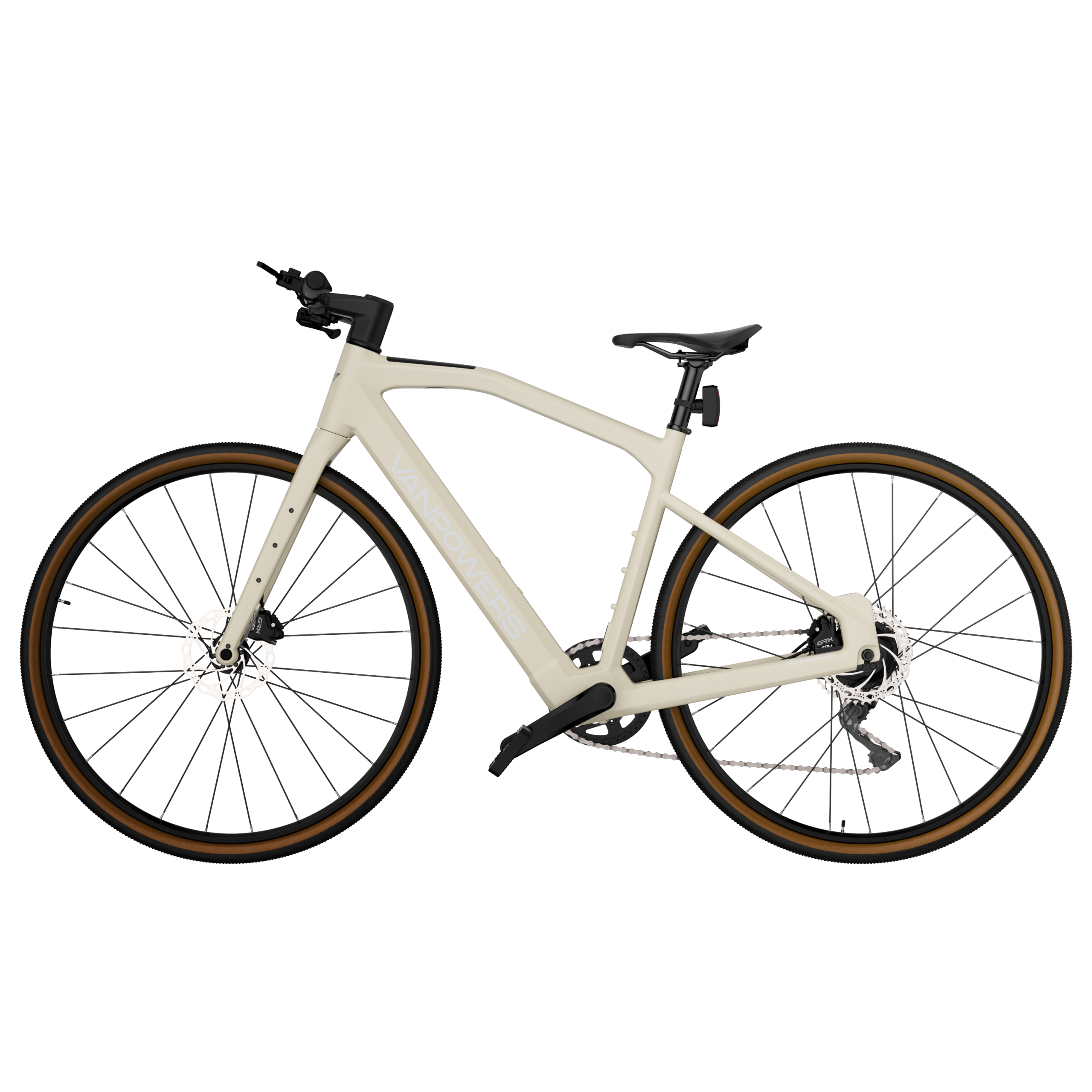 Vanpowers - UrbanCross-Pro 350W Lightweight Gravel E-Bike - Sand Yellow - Image 3