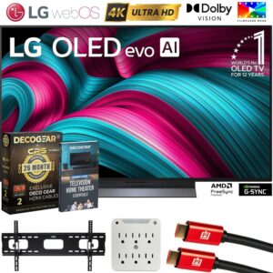 LG - 48" C5 Series OLED evo 4K UHD Smart TV (2025) + 26-Month Extended Warranty Protection Plan & Mount Bundle