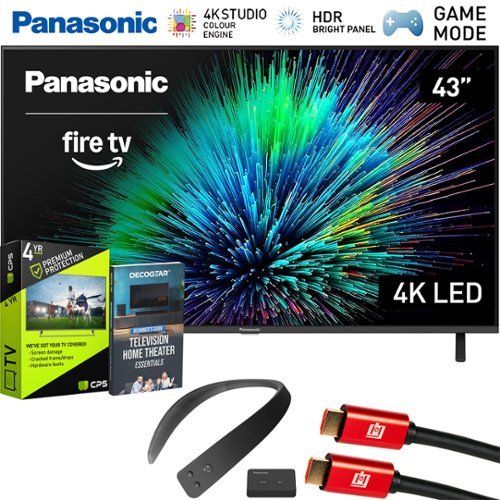 Panasonic - 43" W70 Series LED 4K UHD Smart Fire TV (2025) with 4 Year Extended Protection Plan + WN10 Neck Speaker Bundle - Image 3