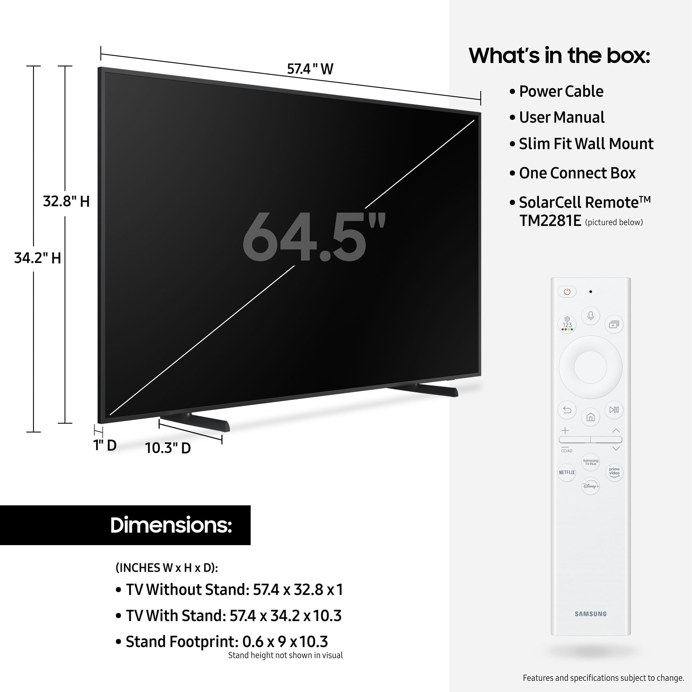 SAMSUNG 65" Class LS03B The Frame QLED 4K Smart TV QN65LS03BAFXZA - Image 5