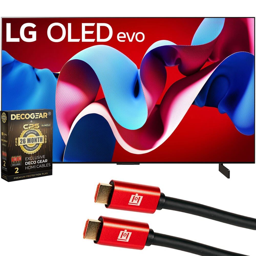 LG - 77 OLED evo C4 Series Smart TV 4K (2024) with 26 Month Protection Bundle