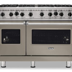 Viking - 48 in. Wide 8 Burner 5-Series Gas Open Burner Range - Nantucket