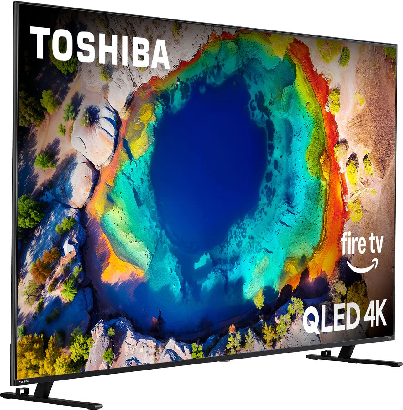 Toshiba - 55" Class M550 Series QLED 4K UHD Smart Fire TV - Open Box - Excellent - Image 2