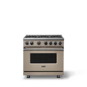 Viking - 36 in. Wide 6 Burner Pro 7 Series 5.6 Cu. Ft. Freestanding Sealed Burner Gas Convection Range - Nantucket - Nantucket