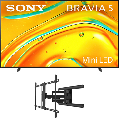 Sony - K98XR50 98 Inch Bravia Mini LED 4K HDR TV with a Kanto PMX800 Full Motion Dual Stud Mount (2025) - Image 3