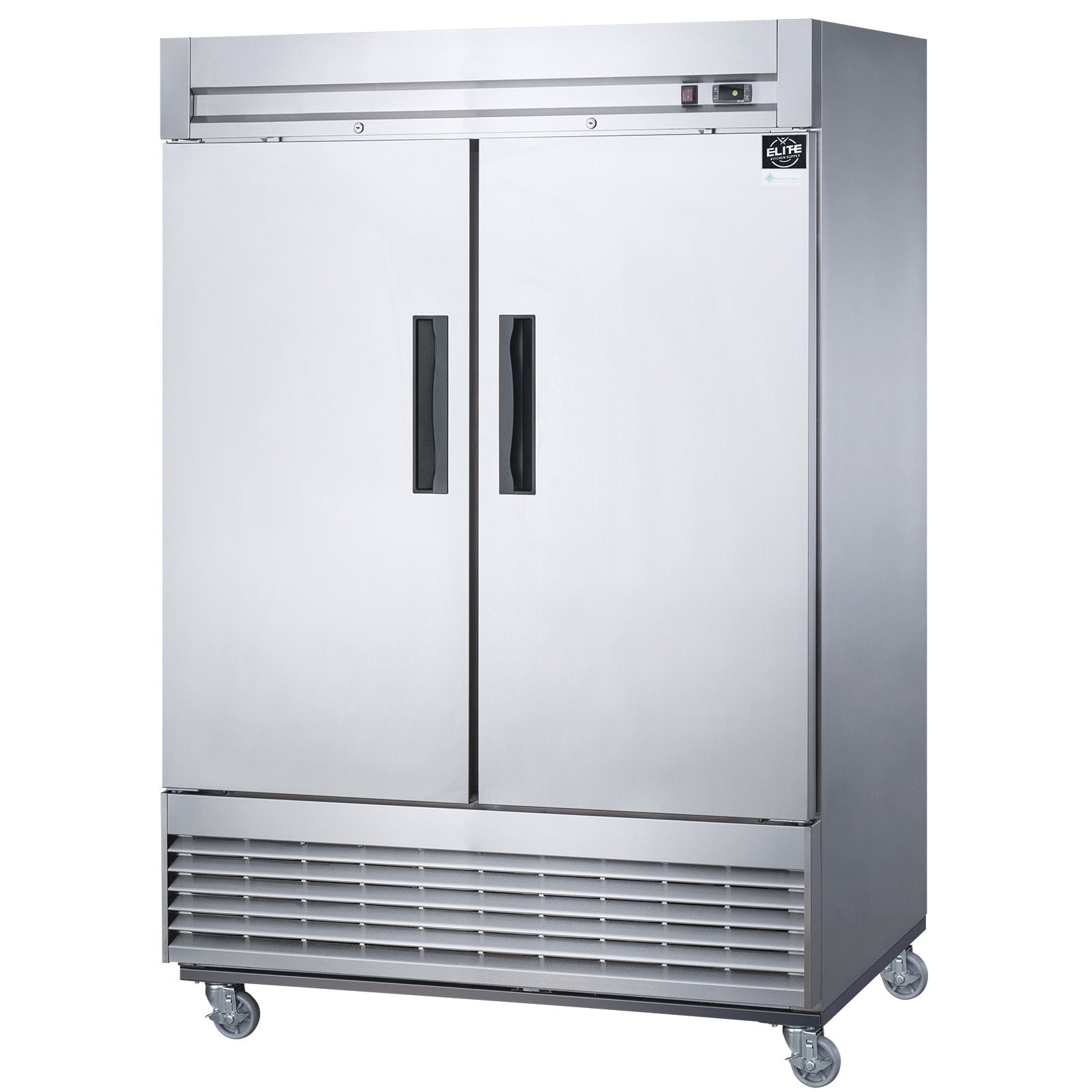 NSF 54'' Reach In Refrigerator 42 Cu.ft. Commercial 2-Door Upright Refrigerator in Stainless Steel - Image 7