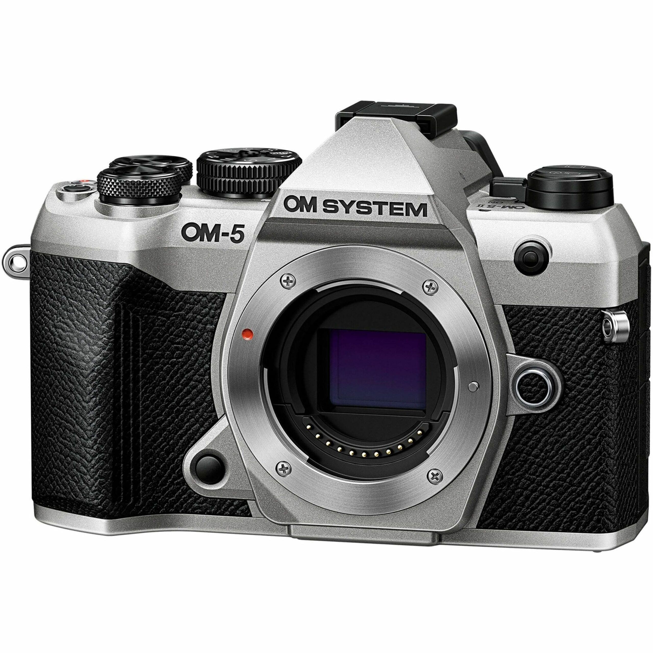 Olympus - V210070SU000 4K Video Mirrorless Camera Body Only - Silver