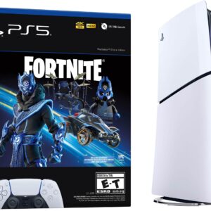 PlayStation 5 Slim Console Digital Edition - Fortnite Cobalt Star Bundle - PlayStation 5