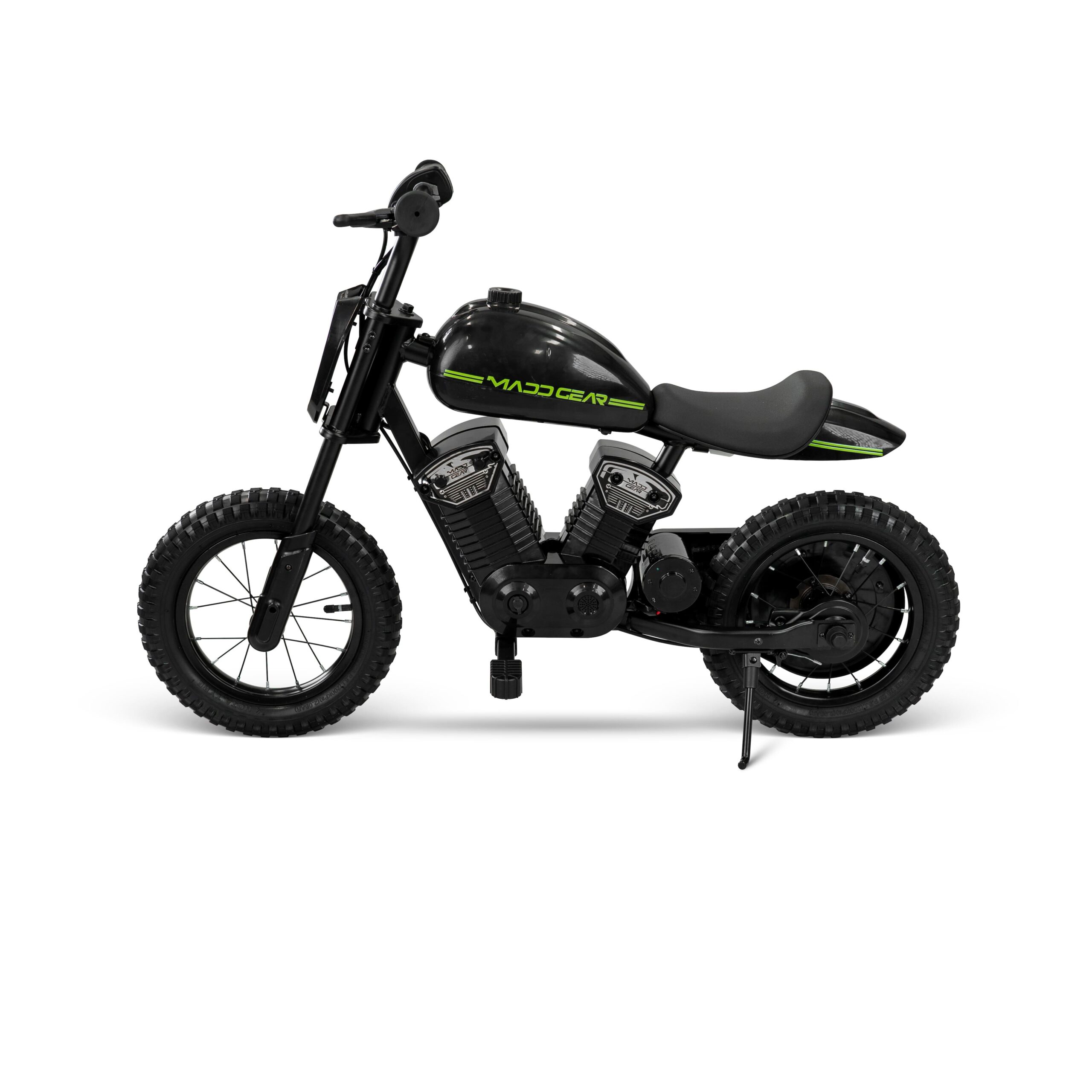 Electric Dirt Bike for Kids Ages 5-8 – 24V Dual Speed Up To 10 MPH, 12" Tires – Madd Gear My 1st Mini Electric Dirt Bike - Black - Image 3