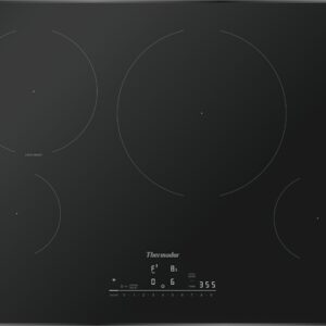 Thermador - Masterpiece Series 30" Built-In Electric Induction Cooktop with 4 Elements and Wifi - Black