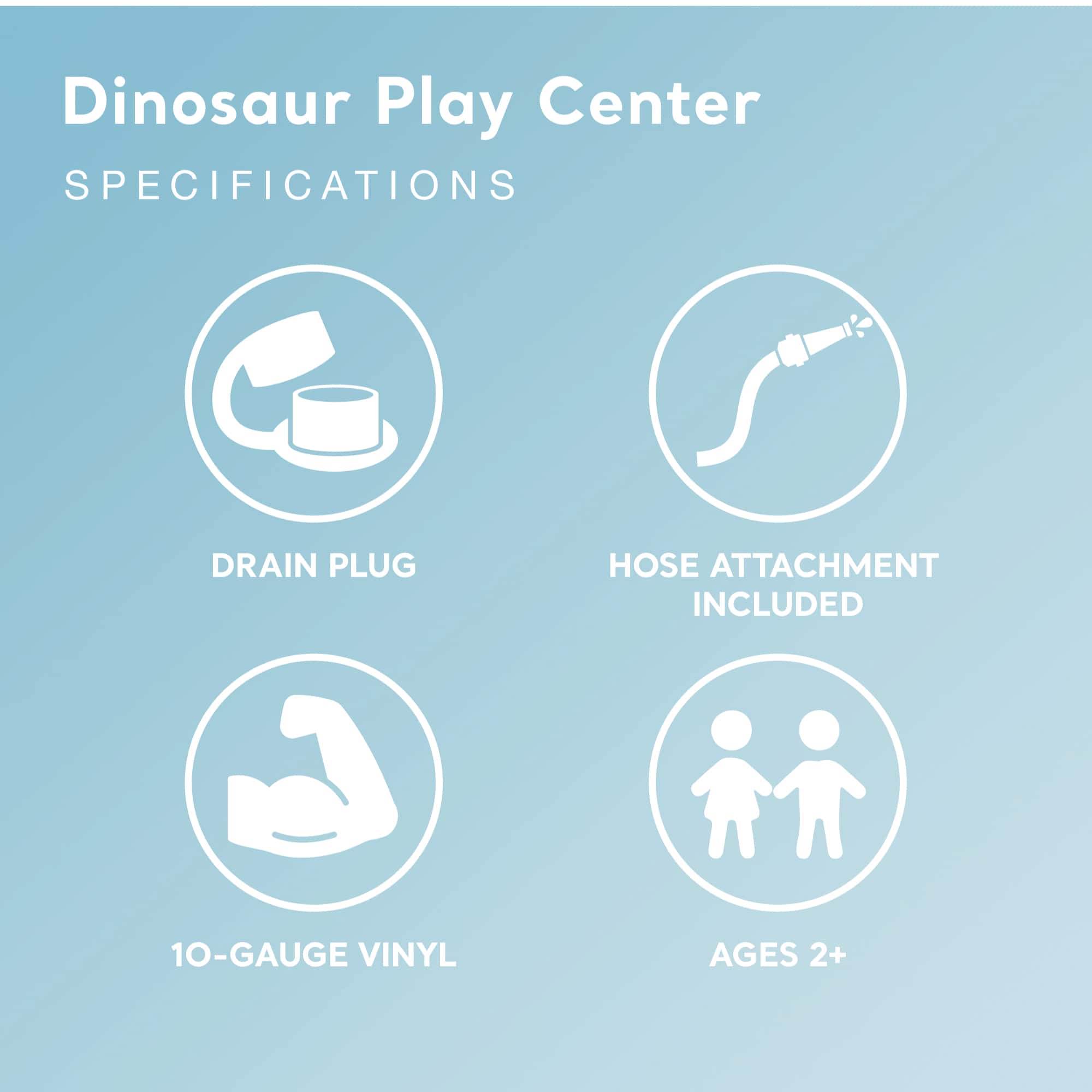 Intex - Dinoland Kiddie Swimming Pool and Dinosaur Kiddie Inflatable Swimming Pool - Image 3